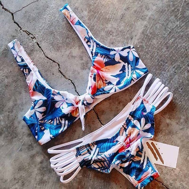 2019 High Neck Bikini Swimwear