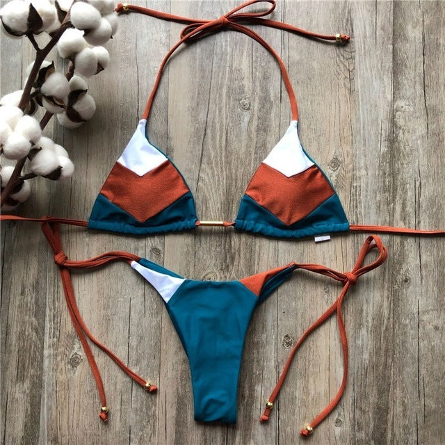 Swimsuit Women Thong Micro Bikini